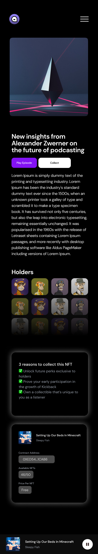 Mobile Episode Player